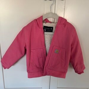 Carhartt Pink Fleece-Lined Jacket